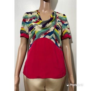 Marc by Marc Jacobs silk blouse with side zip